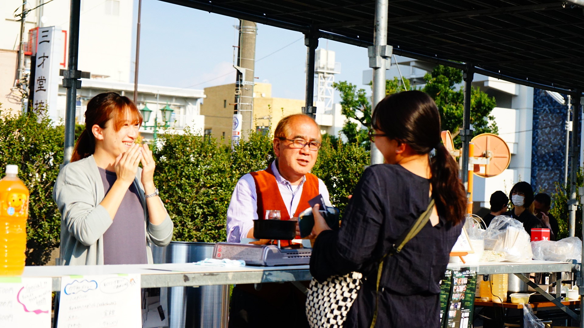 CLAMPWOODS COFFEE FACTORY+酒処 harimasa -酒マサ(おでん、熱燗)